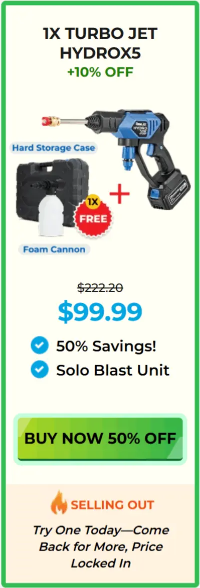 Hydro X5 Pressure Washer price 