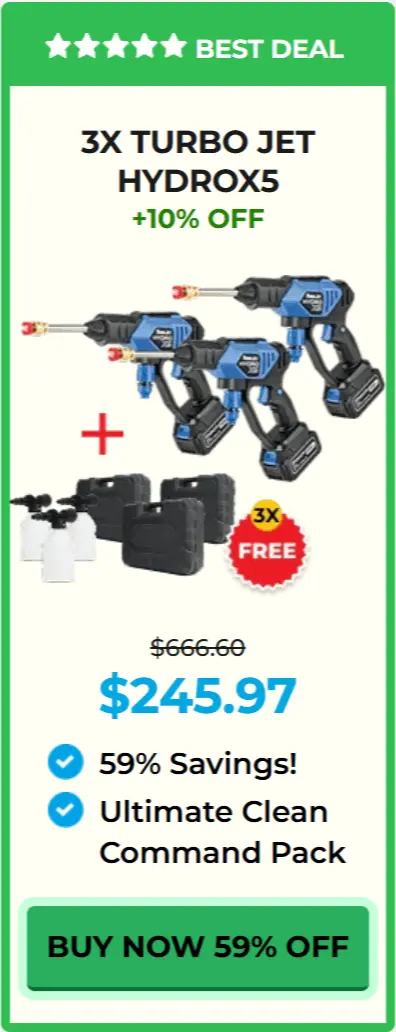 Hydro X5 Pressure Washer package price 